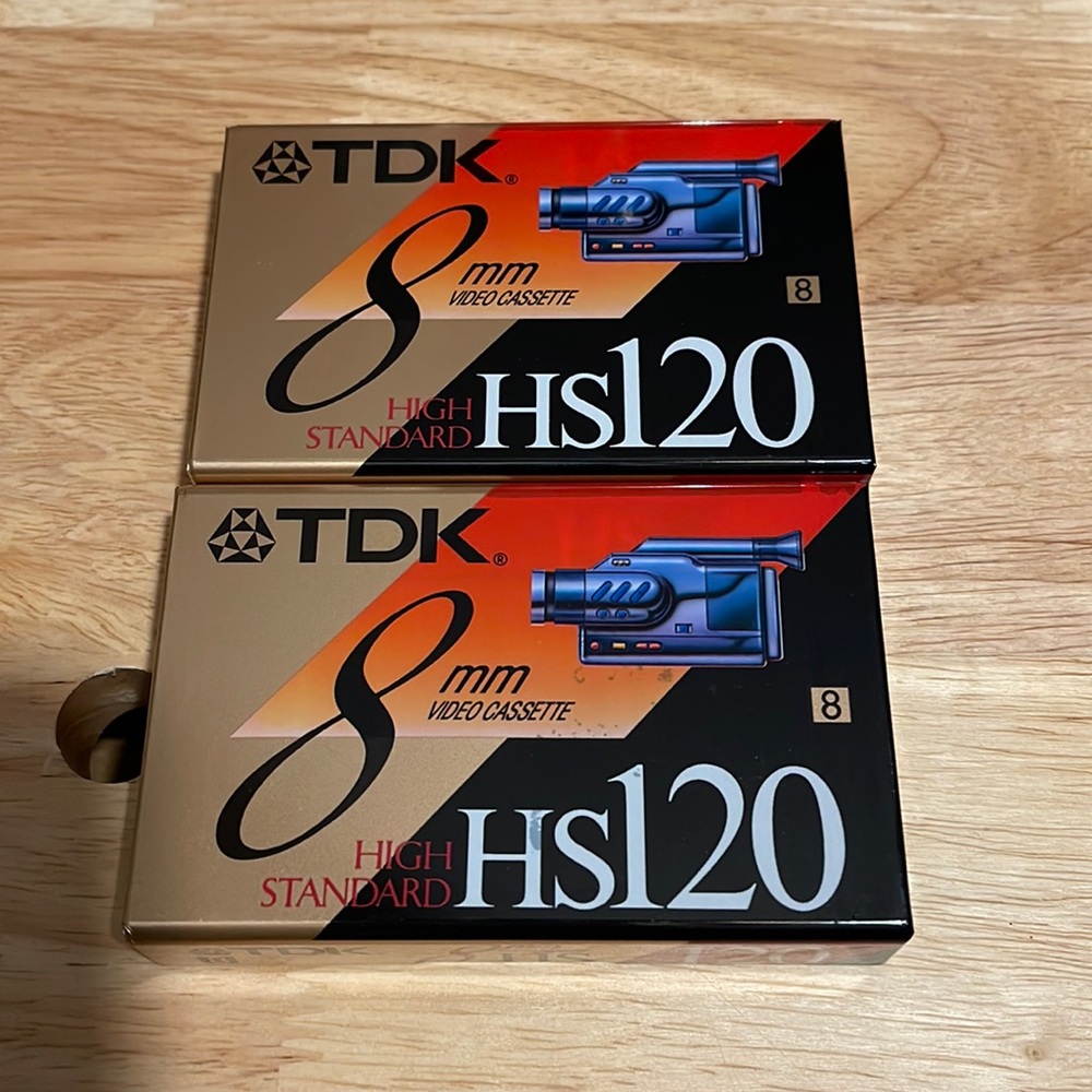 TDK new 8 mm video cassette